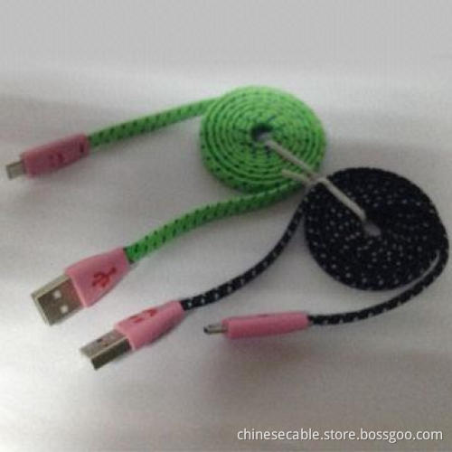 Smile Flat Fabric Data Cable
